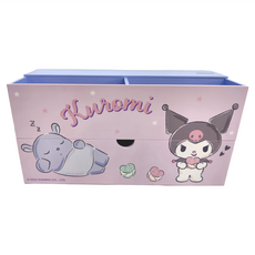 U-House 樺新 酷洛米零錢分類收納盒, 好友下午茶 粉紫色 + 藍紫色, 1個