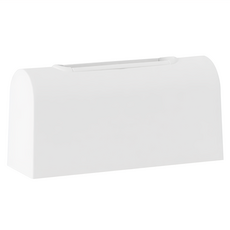 Hachiman Kasei 八幡化成 簡約面紙盒 PP/TPE塑料 防水材質, 白色, 1入