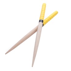 爵士鼓 電子鼓 7A 楓木 鼓棒 手感優質 快節奏演奏, 防滑黃, 1組