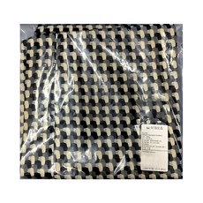 好物良品 四季通用全棉針織格紋沙發抱枕套