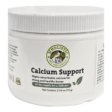 WHOLISTIC 護你姿 珊瑚鈣, 高吸收率鈣, 支持強壯健康的骨骼, 72克, 適用於犬貓, 1罐