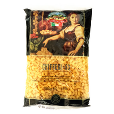 CAMPAGNA 通心義大利麵53 口感Q彈 快速烹煮, 1包, 500g