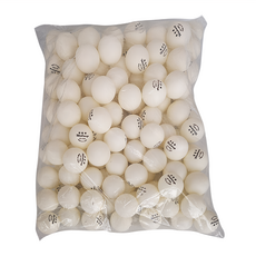 ABS乒乓球 有標 4 x 4cm 500g 150顆, 白色, 1包