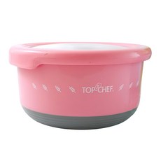 TOP-CHEF頂尖廚師 不鏽鋼保鮮碗220ml, 密封防漏保鮮盒, 10.5 x 5cm, 1個
