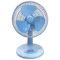 雙星牌 8吋桌扇, 3片式扇葉, ABS塑料製成, TS-818, 水藍