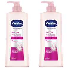 Vaseline 凡士林 透亮修護潤膚露 320ml (身體乳液、保濕、亮白), 2件