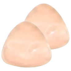 三角加厚透氣無痕胸墊2入 膚色 L