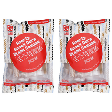 六福 活力雜糧棒 黑芝麻, 130g, 2袋