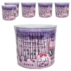 美樂蒂與酷洛米 螺旋紙軸棉花棒, 300入, 6組