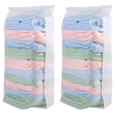 免抽氣按壓式 真空收納袋 大款立體袋 衣物收納 棉被收納 旅行收納 多規格, 80 x 32 x 100cm, 2個裝, 1組