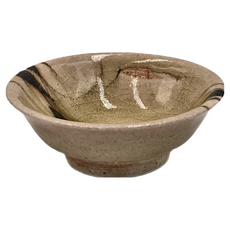 黃釉秋草千代久 日本製, 黃色, 1個