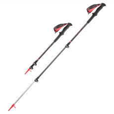 Naturehike 挪客 初雪UL碳纖維鋁合金外鎖登山杖 D006-D 185g, 135cm, 星空黑, 1個