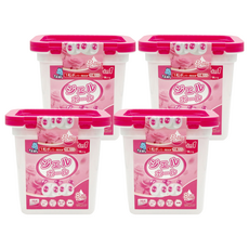 TAMURA 熊貓香氛洗衣膠囊 玫瑰花香, 25顆, 4盒