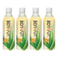 VIVALOE 纖薈 原味蘆薈風味飲, 500ml, 4瓶