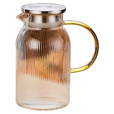 JAR嚴選 澄沁大容量耐熱玻璃壺, 1.2L, 透明色, 1個