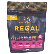 REGAL 芮格爾 犬糧 幼犬 雞肉魚肉 RD-1 健康成長, 雞肉 + 魚肉, 454g, 1袋