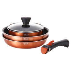 Shizell Magic Hands系列 鍋具5件組, 青銅色, 1組