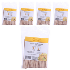 GiGi 熱蠟專用木棒 眉毛除毛細棒 100入, 5包