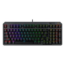 ASUS 華碩 TUF GAMING K3 GEN II 光學鍵盤 38.5 x 15.3 x 3.8cm 1kg, 黑色, 紅軸