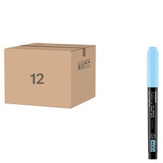 monAmi Edingsuper 600 粉彩螢光筆, 12支, 淡藍色