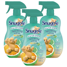 Snuggle 熊寶貝 衣物棉柔芳香噴霧 Sparkling Citrus 470ml, 3瓶