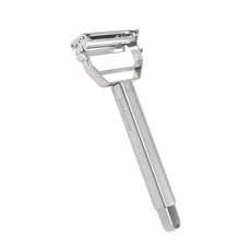 bella cuisine 不鏽鋼多用途削皮刀 2in1, 不鏽鋼, 1支