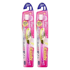 Create CANDY 按摩牙刷 軟毛 有效清潔牙齒, 1入, 2支