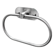 Elephant Waters 沐象 304不銹鋼毛巾環 堅固耐用 抗氧化抗腐蝕, 20 x 4 x 10.5cm, 銀色, 1個