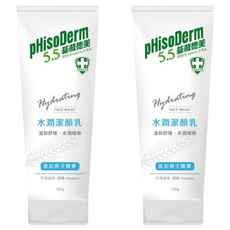 pHisoDerm 菲蘇德美 水潤潔顏乳 溫和舒緩、水潤細緻, 100g, 2件