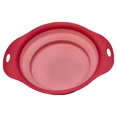 寵博士 伸縮式旅行寵物碗 新型環保材質製造 安全耐用 隔水設計 輕巧方便防滑, 顏色隨機, 1個