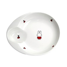 kanesho 金正陶器 離乳專用陶瓷餐盤 日本產, 180 x 152 x 35mm, MIFFY, 1個
