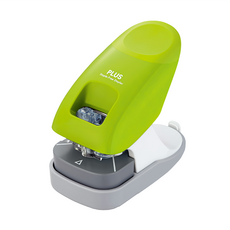 PLUS 普樂士 無針訂書機 SL-112A 12枚, 綠色, 1個
