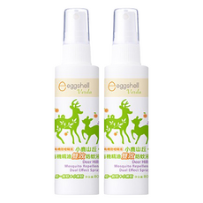 eggshell Verda 小鹿山丘 有機精油雙效防蚊液, 80g, 2瓶