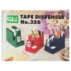 Life 徠福 膠帶台 NO.326, 藍色 + 綠色 + 紅色, 24個