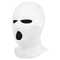 ROYALLIN 蘿林嚴選 毛線針織惡搞座椅頭套 白色, 60 x 42 x 35cm, 1個