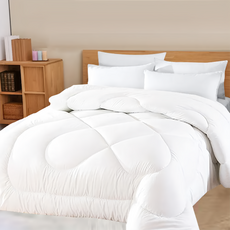 日本大和防螨抗菌被 - 100% polyester表布材質, White, 195 x 135cm