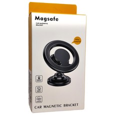 Magsafe 手機支架 儀表台黏貼款 鋅合金+鋁合金+ABS材質 尺寸61.3*44.5mm, 黑色, 1個