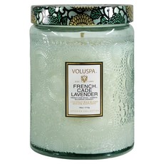 VOLUSPA 天然蠟燭 18oz, 法國杜松與薰衣草, 1件, 510g