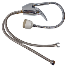 雙手萬能 萬向軟管省水檯面龍頭 台灣製, 1個