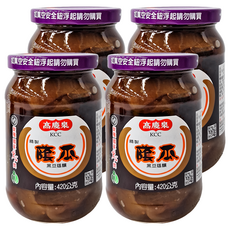 高慶泉 蔭瓜 精製黑豆蔭, 420g, 4罐