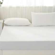 3M 防水透氣床包式保潔墊枕套, 75 x 45cm, 純白