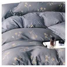 LiAN MEEi 聯美寢飾 60支100%天絲 雙人床包兩用被4件組