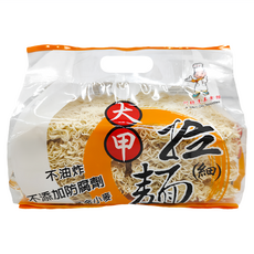 大甲佳旭 手工拉麵 細麵, 非油炸, 天然成分, 無防腐劑, 漂白劑, 600g, 1包