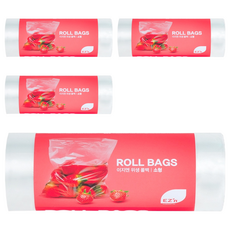 EZ'n 捲筒式透明保鮮袋 500入, S(17 x 25cm), 4捲