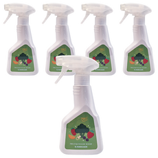 怕怕髒 papaz 乾淨蔬果清潔劑，成分天然，有效去除農藥殘留, 400ml, 5瓶