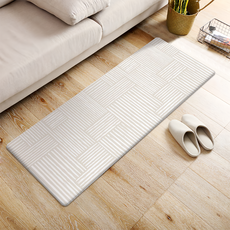 半島良品 PVC防油防水皮革地墊, 米色, 1件