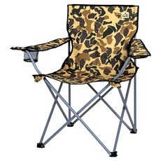 CAPTAIN STAG 鹿牌 迷彩椅, 露營休閒椅, UC-1626, 1個