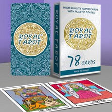 ROYAL 樂友 韋特塔羅紙牌, 78張卡牌, 台灣製造, 高品質紙牌塑膠塗層, 英文版, 1盒