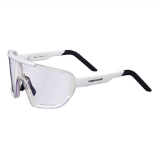 MERIDA 美利達 變色太陽眼鏡 白框, 不適用, 變色片 + 灰片/綠, 1個