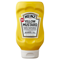 Heinz 亨氏 黃芥末醬原味 100%天然, 396g, 1瓶